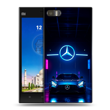 Пластиковый чехол на Xiaomi MI3 с принтом Mercedes Мерседес Пластиковый чехол на Xiaomi MI3 с принтом Mercedes Мерседес