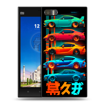 Пластиковый чехол на Xiaomi MI3 с принтом машины тачки Пластиковый чехол на Xiaomi MI3 с принтом машины тачки