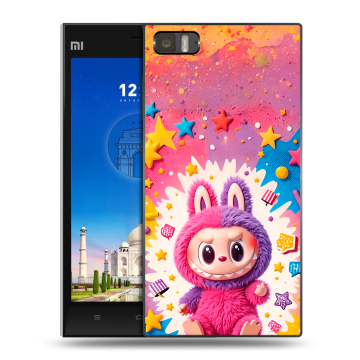 Пластиковый чехол на Xiaomi MI3 с принтом Labubu Лабубу Пластиковый чехол на Xiaomi MI3 с принтом Labubu Лабубу