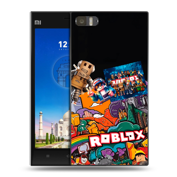 Пластиковый чехол на Xiaomi MI3 с принтом Roblox Роблокс Пластиковый чехол на Xiaomi MI3 с принтом Roblox Роблокс