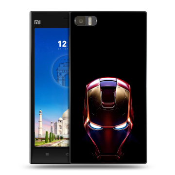 Пластиковый чехол на Xiaomi MI3 с принтом IronMan Железный человек Пластиковый чехол на Xiaomi MI3 с принтом IronMan Железный человек