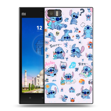 Пластиковый чехол на Xiaomi MI3 с принтом Лило и Стич Пластиковый чехол на Xiaomi MI3 с принтом Лило и Стич