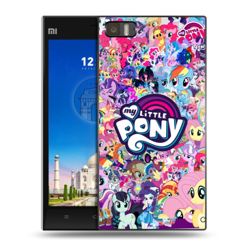 Пластиковый чехол на Xiaomi MI3 с принтом My little pony Дружба чудо Пластиковый чехол на Xiaomi MI3 с принтом My little pony Дружба чудо