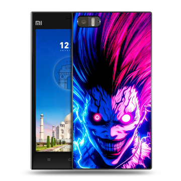 Пластиковый чехол на Xiaomi MI3 с принтом Death note Тетрадь смерти Пластиковый чехол на Xiaomi MI3 с принтом Death note Тетрадь смерти
