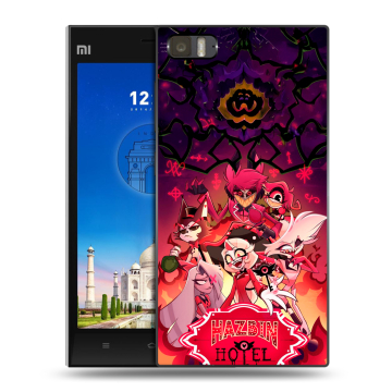 Пластиковый чехол на Xiaomi MI3 с принтом Hazbin Hotel Отель Хазбин Пластиковый чехол на Xiaomi MI3 с принтом Hazbin Hotel Отель Хазбин