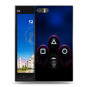 Пластиковый чехол на Xiaomi MI3 с принтом Игра Кальмара Пластиковый чехол на Xiaomi MI3 с принтом Игра Кальмара