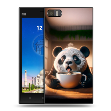 Пластиковый чехол на Xiaomi MI3 с принтом смешная панда