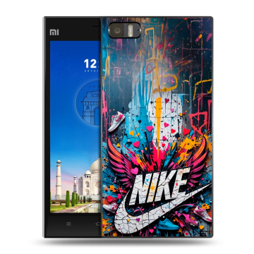 Пластиковый чехол на Xiaomi MI3 с принтом Nike Найк Пластиковый чехол на Xiaomi MI3 с принтом Nike Найк