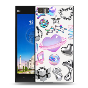 Пластиковый чехол на Xiaomi MI3 с принтом Y2K
