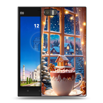 Пластиковый чехол на Xiaomi MI3 с принтом Новый год Пластиковый чехол на Xiaomi MI3 с принтом Новый год