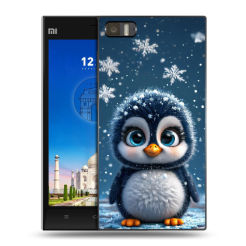 Пластиковый чехол на Xiaomi MI3 с принтом Новый год Пластиковый чехол на Xiaomi MI3 с принтом Новый год