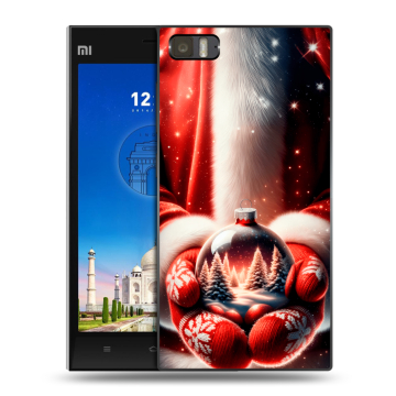 Пластиковый чехол на Xiaomi MI3 с принтом Новый год Пластиковый чехол на Xiaomi MI3 с принтом Новый год