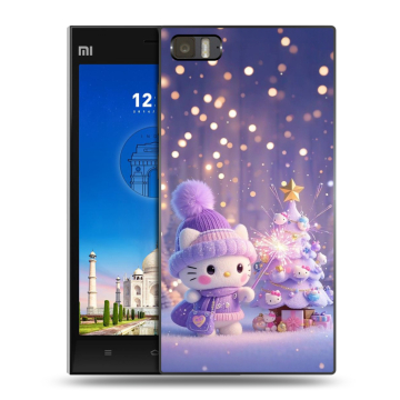 Пластиковый чехол на Xiaomi MI3 с принтом Новый год Пластиковый чехол на Xiaomi MI3 с принтом Новый год