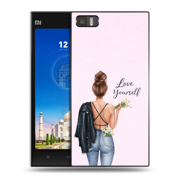 Пластиковый чехол на Xiaomi MI3 с принтом женский Пластиковый чехол на Xiaomi MI3 с принтом женский