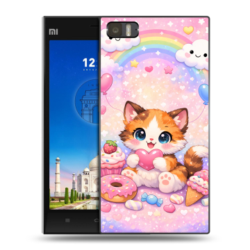Пластиковый чехол на Xiaomi MI3 с принтом для девочек Пластиковый чехол на Xiaomi MI3 с принтом для девочек