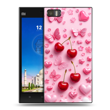 Пластиковый чехол на Xiaomi MI3 с принтом для девочек Пластиковый чехол на Xiaomi MI3 с принтом для девочек