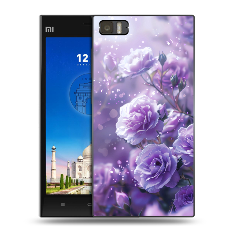 Пластиковый чехол на Xiaomi MI3 с принтом Розы цветы Пластиковый чехол на Xiaomi MI3 с принтом Розы цветы