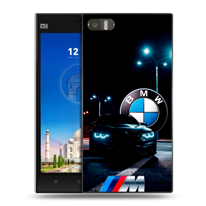 Пластиковый чехол на Xiaomi MI3 с принтом БМВ BMW Пластиковый чехол на Xiaomi MI3 с принтом БМВ BMW