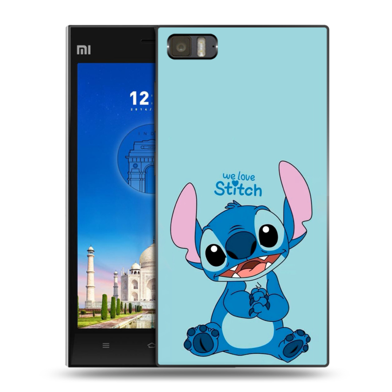 Пластиковый чехол на Xiaomi MI3 с принтом Лило и Стич Пластиковый чехол на Xiaomi MI3 с принтом Лило и Стич