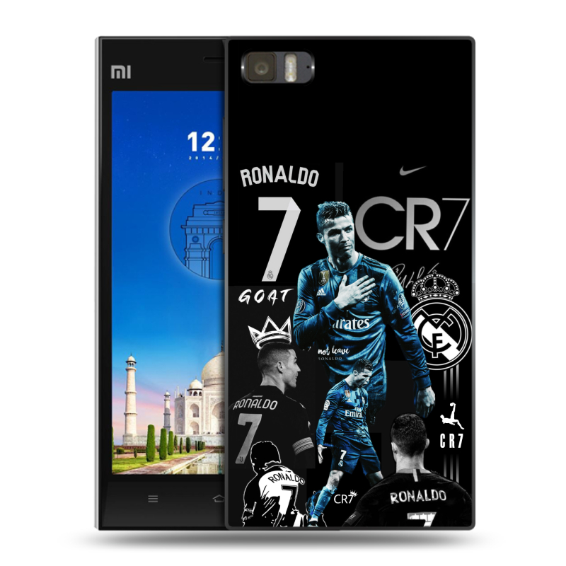 Пластиковый чехол на Xiaomi MI3 с принтом Реал Роналдо Пластиковый чехол на Xiaomi MI3 с принтом Реал Роналдо