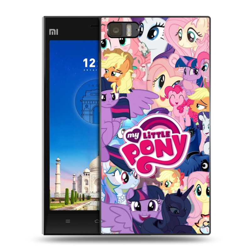 Пластиковый чехол на Xiaomi MI3 с принтом My little pony Дружба чудо Пластиковый чехол на Xiaomi MI3 с принтом My little pony Дружба чудо