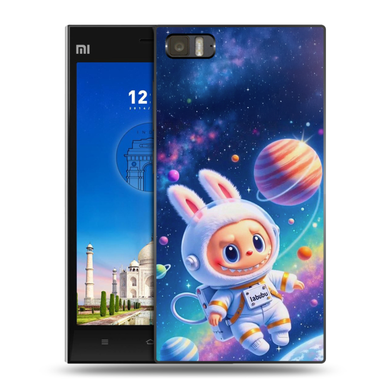 Пластиковый чехол на Xiaomi MI3 с принтом Labubu Лабубу Пластиковый чехол на Xiaomi MI3 с принтом Labubu Лабубу