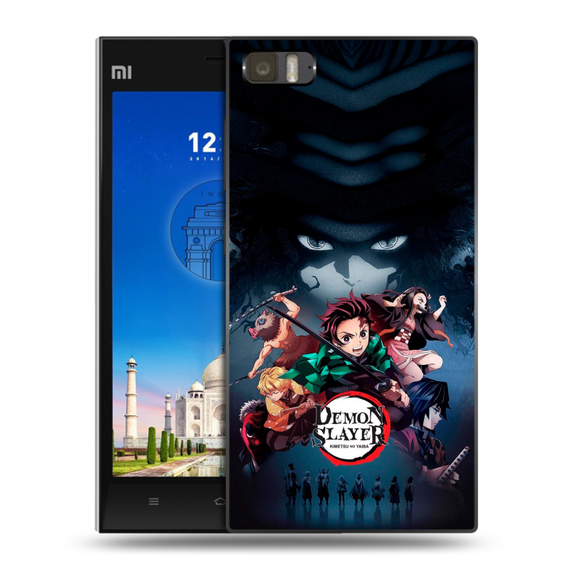 Пластиковый чехол на Xiaomi MI3 с принтом Demon Slayer Клинок рассекающий демонов Пластиковый чехол на Xiaomi MI3 с принтом Demon Slayer Клинок рассекающий демонов