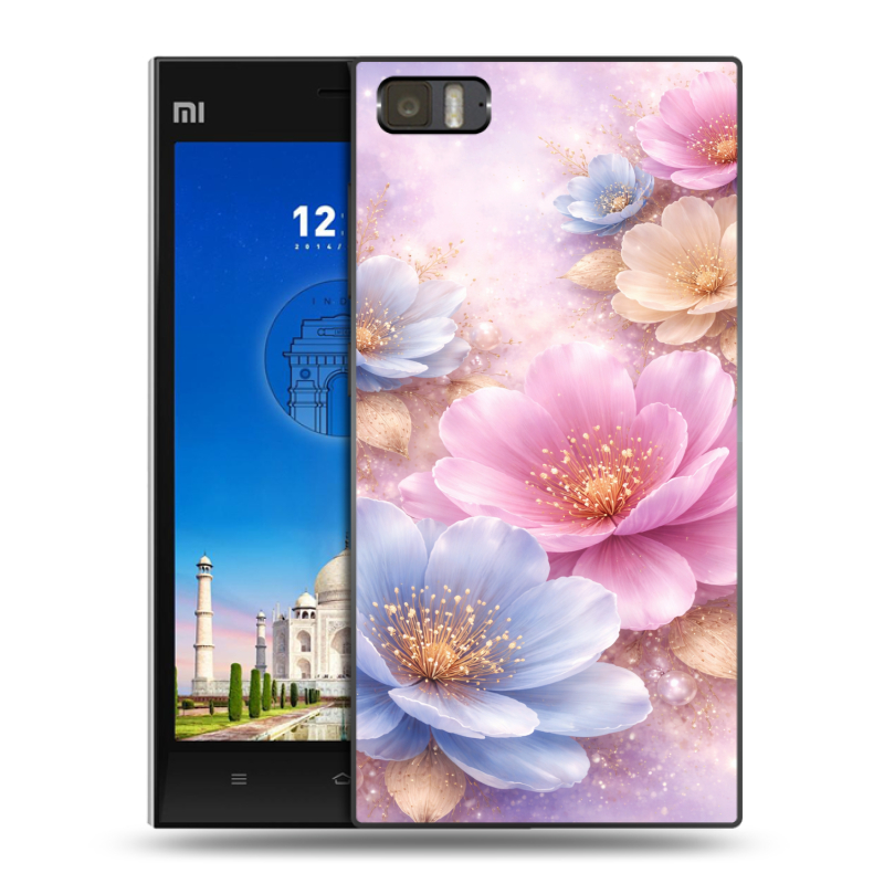 Пластиковый чехол на Xiaomi MI3 с принтом женский Пластиковый чехол на Xiaomi MI3 с принтом женский