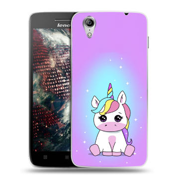 Пластиковый чехол на Lenovo Vibe X с принтом Единорог Пластиковый чехол на Lenovo Vibe X с принтом Единорог