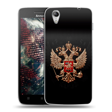 Пластиковый чехол на Lenovo Vibe X с принтом Герб России Пластиковый чехол на Lenovo Vibe X с принтом Герб России