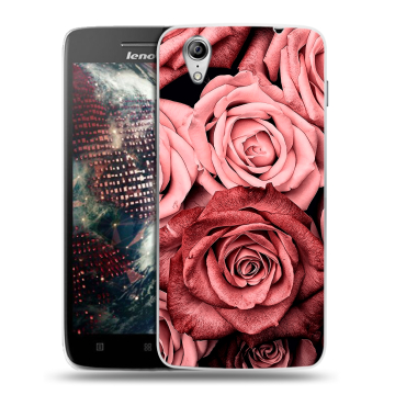 Пластиковый чехол на Lenovo Vibe X с принтом Цветы розы Пластиковый чехол на Lenovo Vibe X с принтом Цветы розы