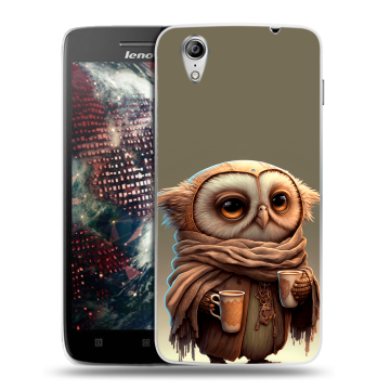 Пластиковый чехол на Lenovo Vibe X с принтом Сова Пластиковый чехол на Lenovo Vibe X с принтом Сова