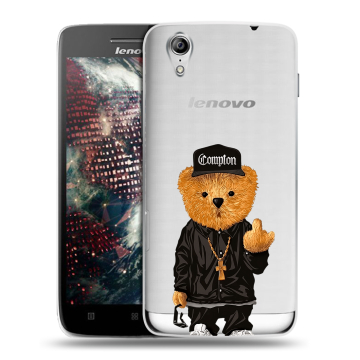 Пластиковый чехол на Lenovo Vibe X с принтом Мишка Пластиковый чехол на Lenovo Vibe X с принтом Мишка