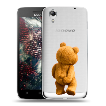 Пластиковый чехол на Lenovo Vibe X с принтом Медведь Пластиковый чехол на Lenovo Vibe X с принтом Медведь