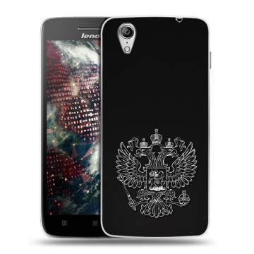 Пластиковый чехол на Lenovo Vibe X с принтом Герб России