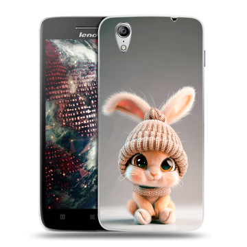 Пластиковый чехол на Lenovo Vibe X с принтом Кролик
