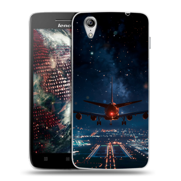Пластиковый чехол на Lenovo Vibe X с принтом самолет Пластиковый чехол на Lenovo Vibe X с принтом самолет