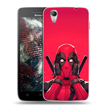 Пластиковый чехол на Lenovo Vibe X с принтом Дедпул Deadpool Пластиковый чехол на Lenovo Vibe X с принтом Дедпул Deadpool