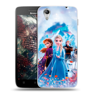 Пластиковый чехол на Lenovo Vibe X с принтом Холодное сердце Frozen Пластиковый чехол на Lenovo Vibe X с принтом Холодное сердце Frozen