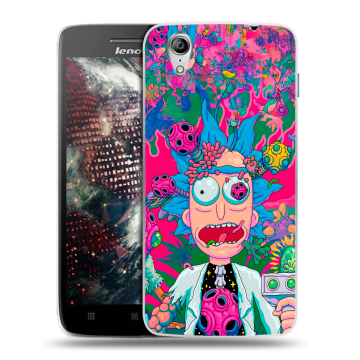 Пластиковый чехол на Lenovo Vibe X с принтом Рик и Морти Rick Morty Пластиковый чехол на Lenovo Vibe X с принтом Рик и Морти Rick Morty
