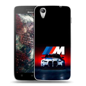 Пластиковый чехол на Lenovo Vibe X с принтом БМВ BMW