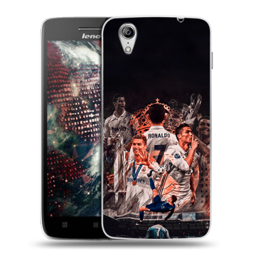 Пластиковый чехол на Lenovo Vibe X с принтом Реал Роналдо Real Ronaldo