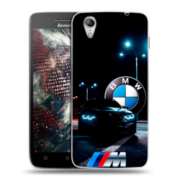 Пластиковый чехол на Lenovo Vibe X с принтом БМВ BMW