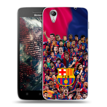 Пластиковый чехол на Lenovo Vibe X с принтом Барселона Barcelona