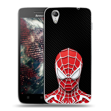 Пластиковый чехол на Lenovo Vibe X с принтом человек паук spiderman Пластиковый чехол на Lenovo Vibe X с принтом человек паук spiderman