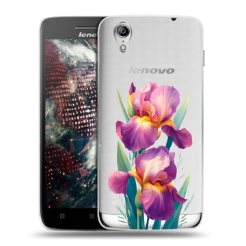 Пластиковый чехол на Lenovo Vibe X с принтом Цветы орхидеи
