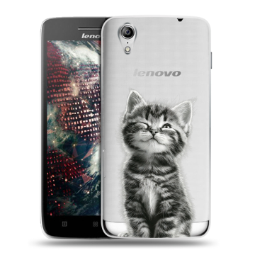 Пластиковый чехол на Lenovo Vibe X с принтом Котенок Пластиковый чехол на Lenovo Vibe X с принтом Котенок