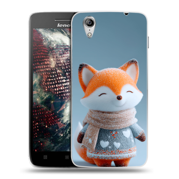 Пластиковый чехол на Lenovo Vibe X с принтом Лиса