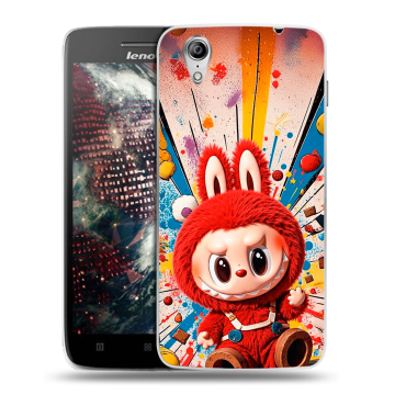 Пластиковый чехол на Lenovo Vibe X с принтом Labubu Лабубу Пластиковый чехол на Lenovo Vibe X с принтом Labubu Лабубу