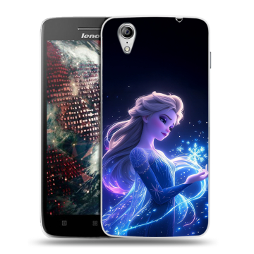 Пластиковый чехол на Lenovo Vibe X с принтом Холодное сердце Frozen Пластиковый чехол на Lenovo Vibe X с принтом Холодное сердце Frozen